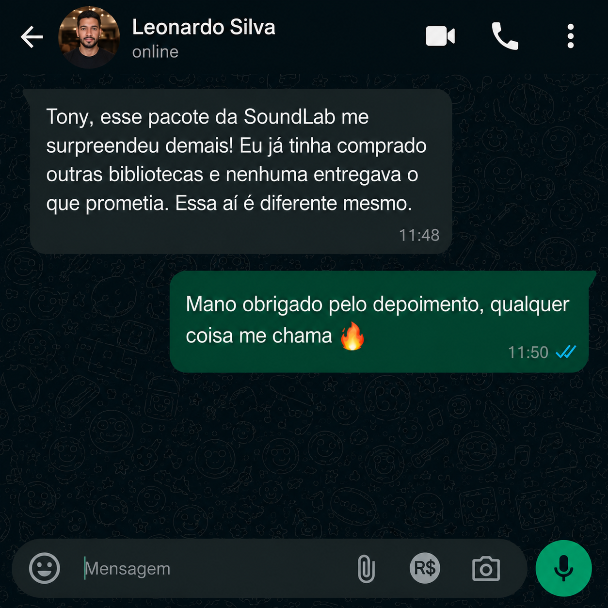 Espaço para depoimento 03