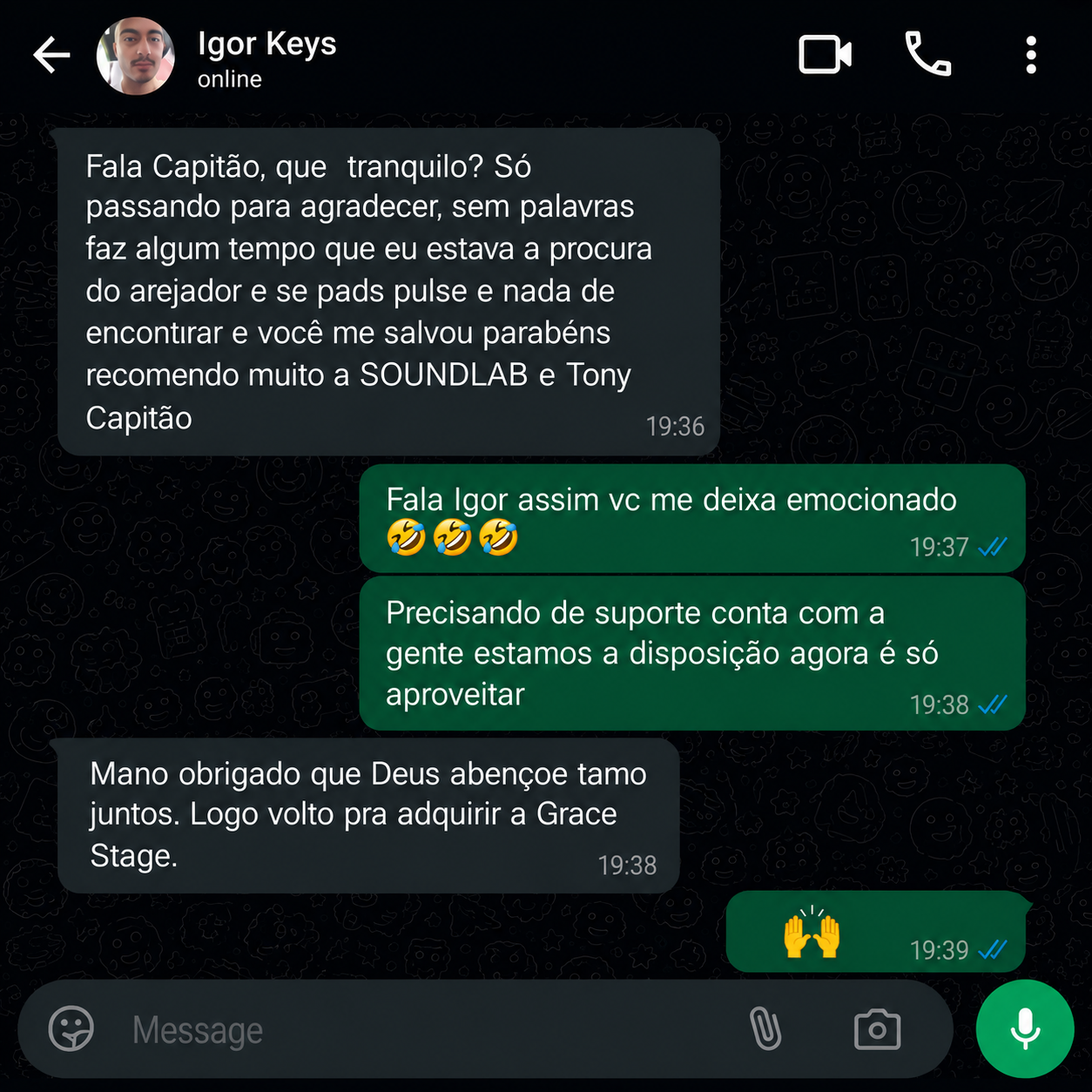 Espaço para depoimento 14