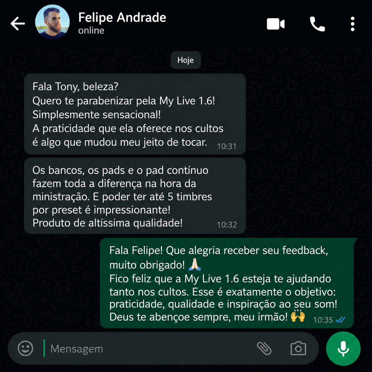 Espaço para depoimento 19