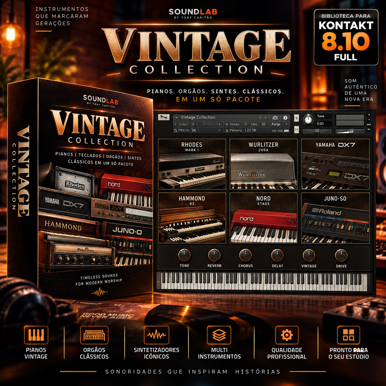 Clássicos Vintage - pacote SoundLab