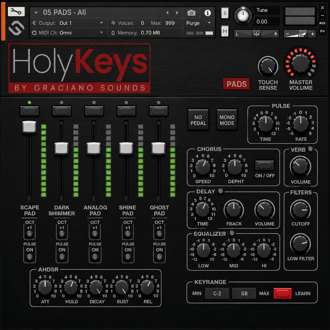 Holy Keys - biblioteca avulsa SoundLab