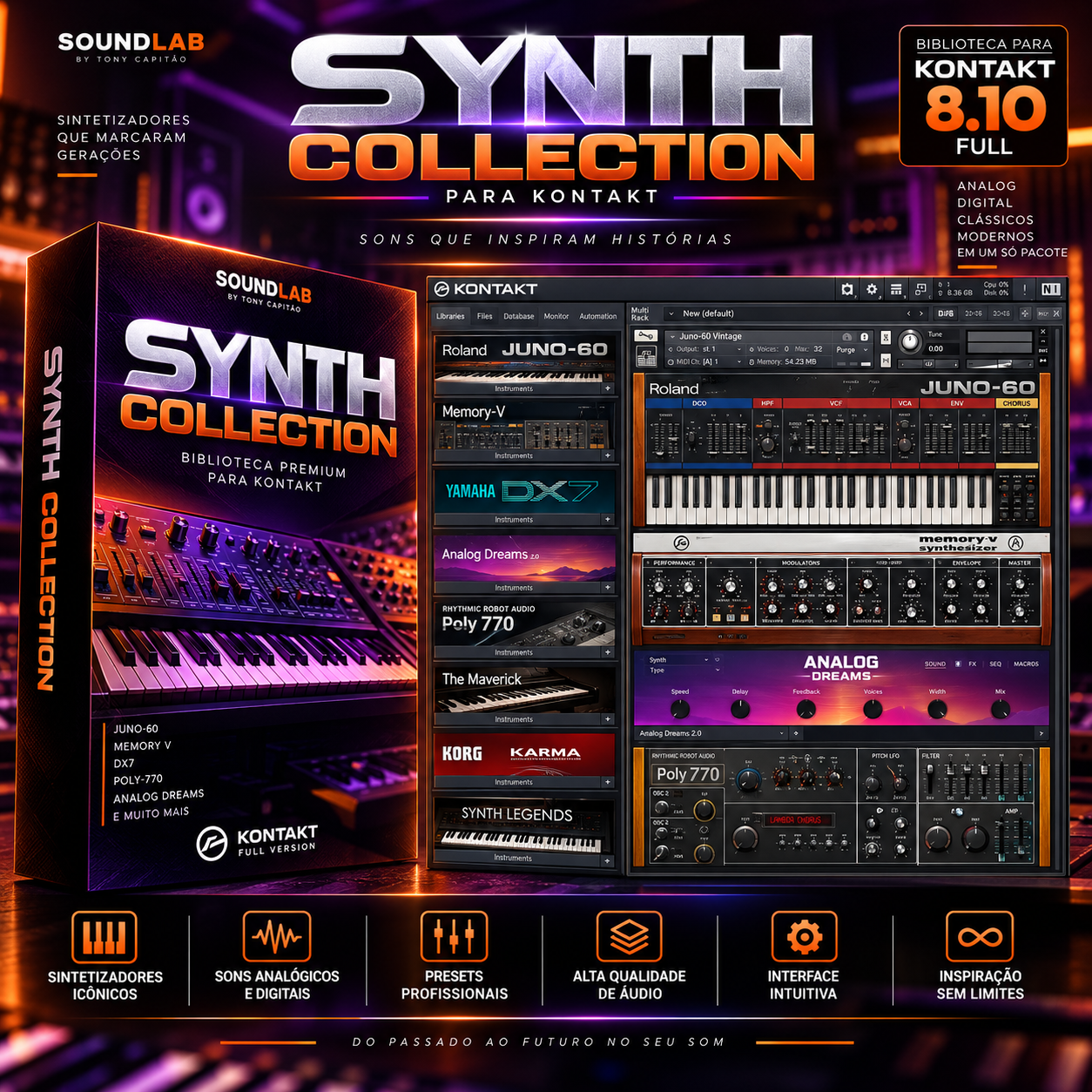 Synth Collection - pacote SoundLab