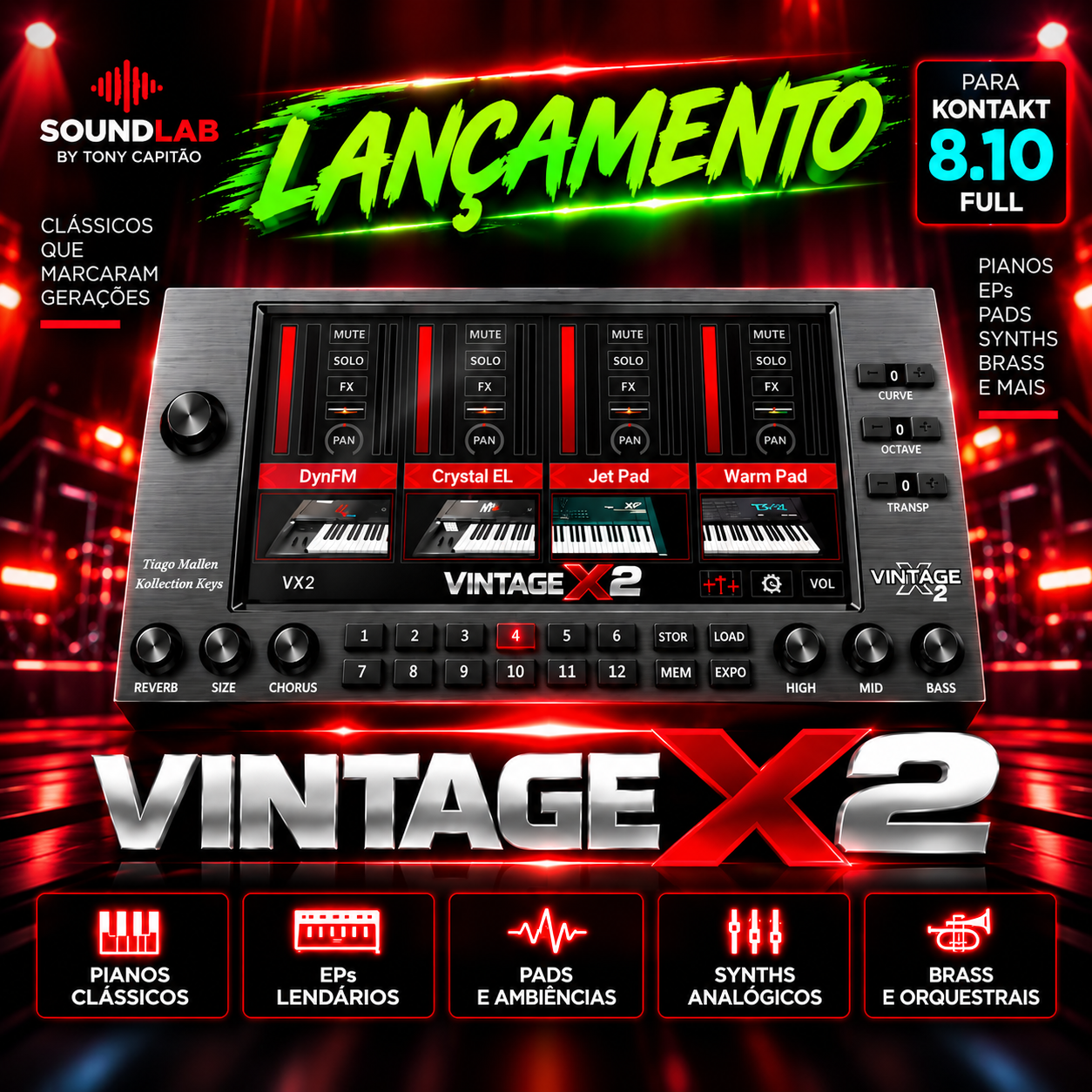 Vintage X 2 - pacote SoundLab