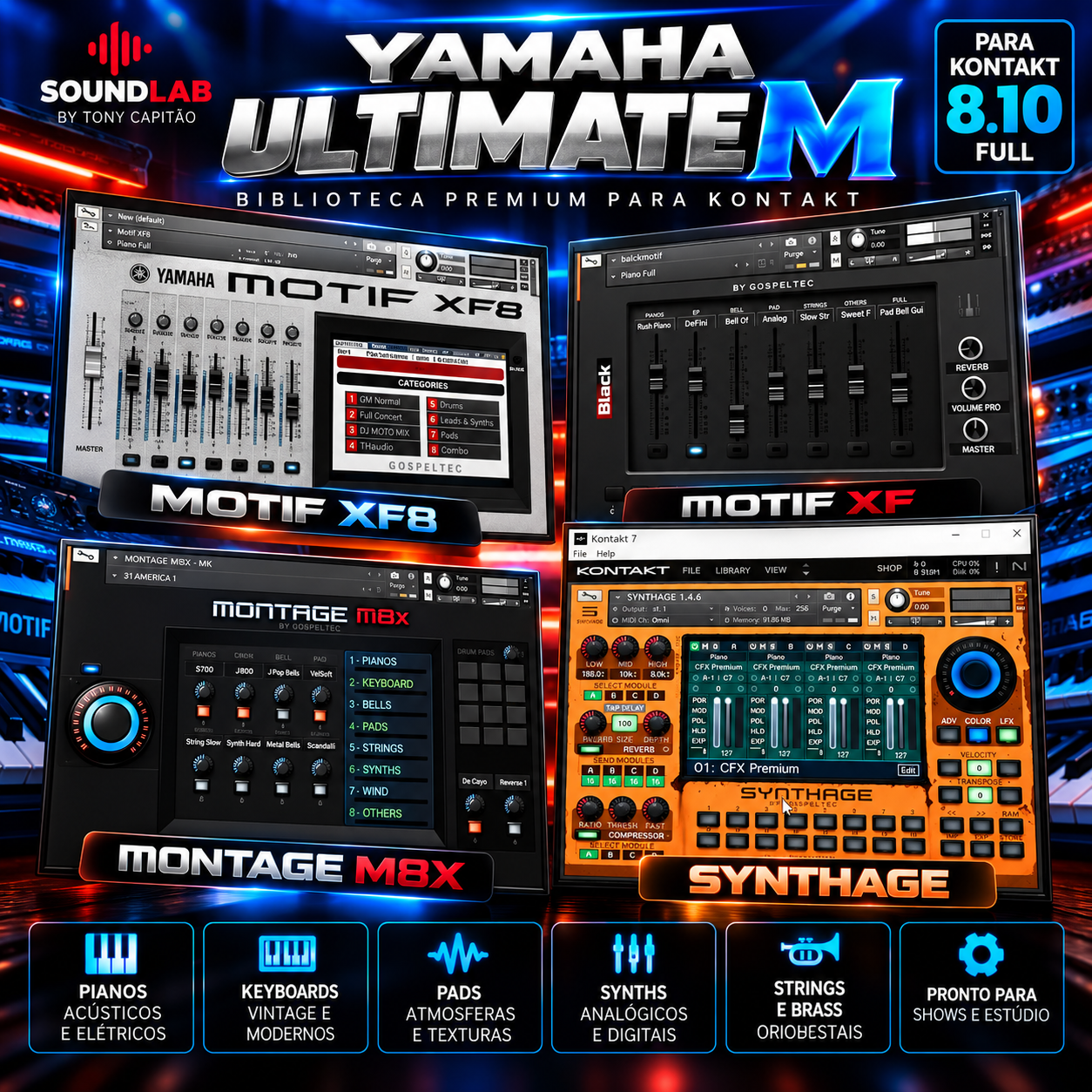 Yamaha Ultimate M - pacote SoundLab